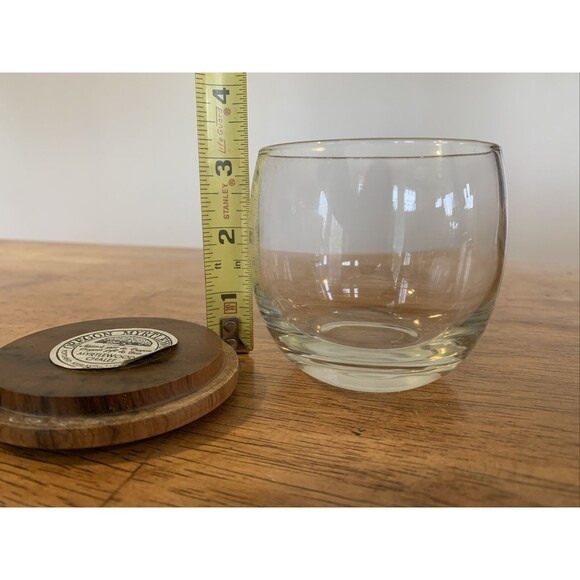 Vintage Oregon Myrtle Wood Small Glass‎ Jar Chalet Myrtlewood Portland Ashland - Picture 4 of 4